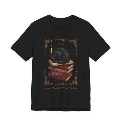 Flat lay of the Black Cat t-shirt