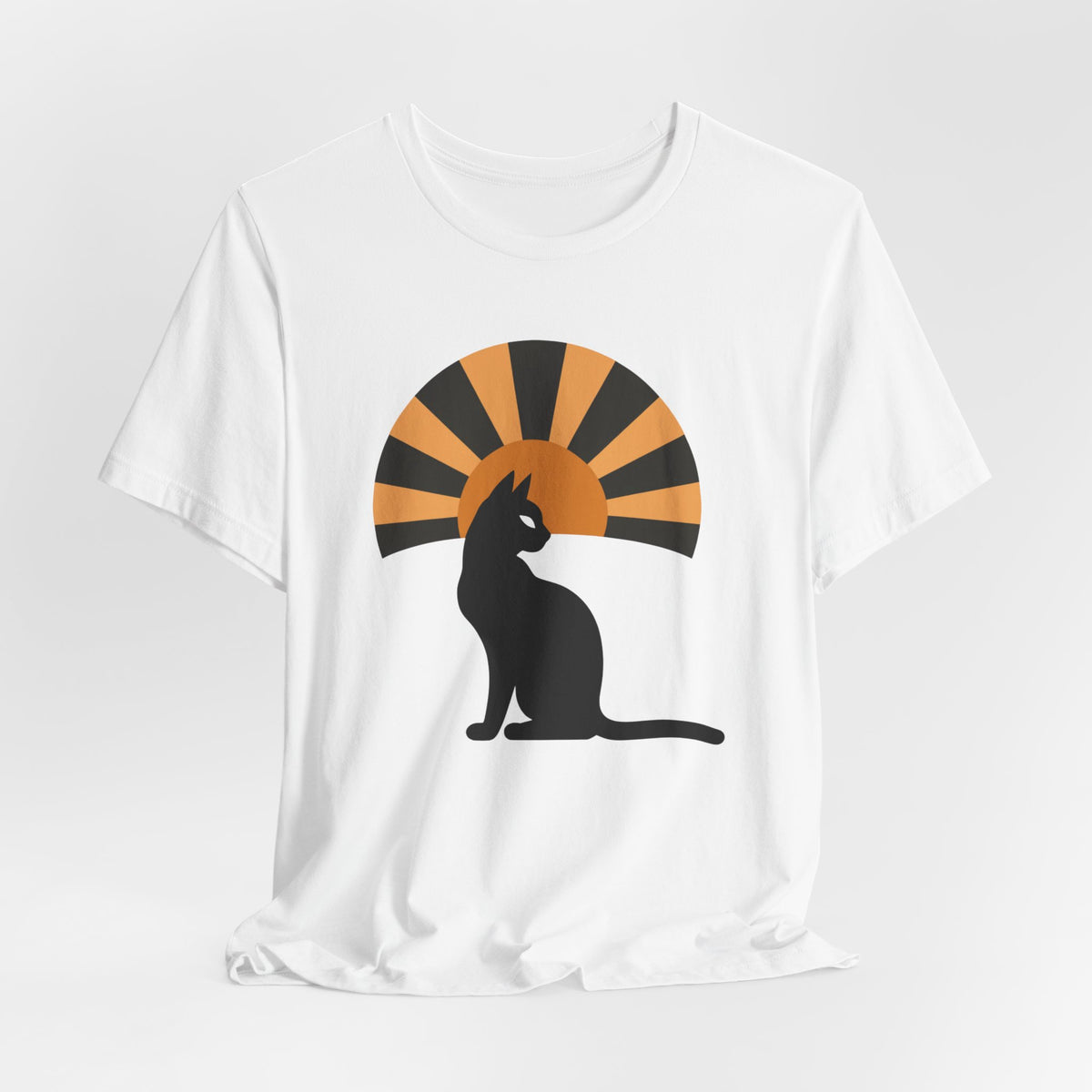 Black Cat Sunburst unisex t-shirt, photo 9