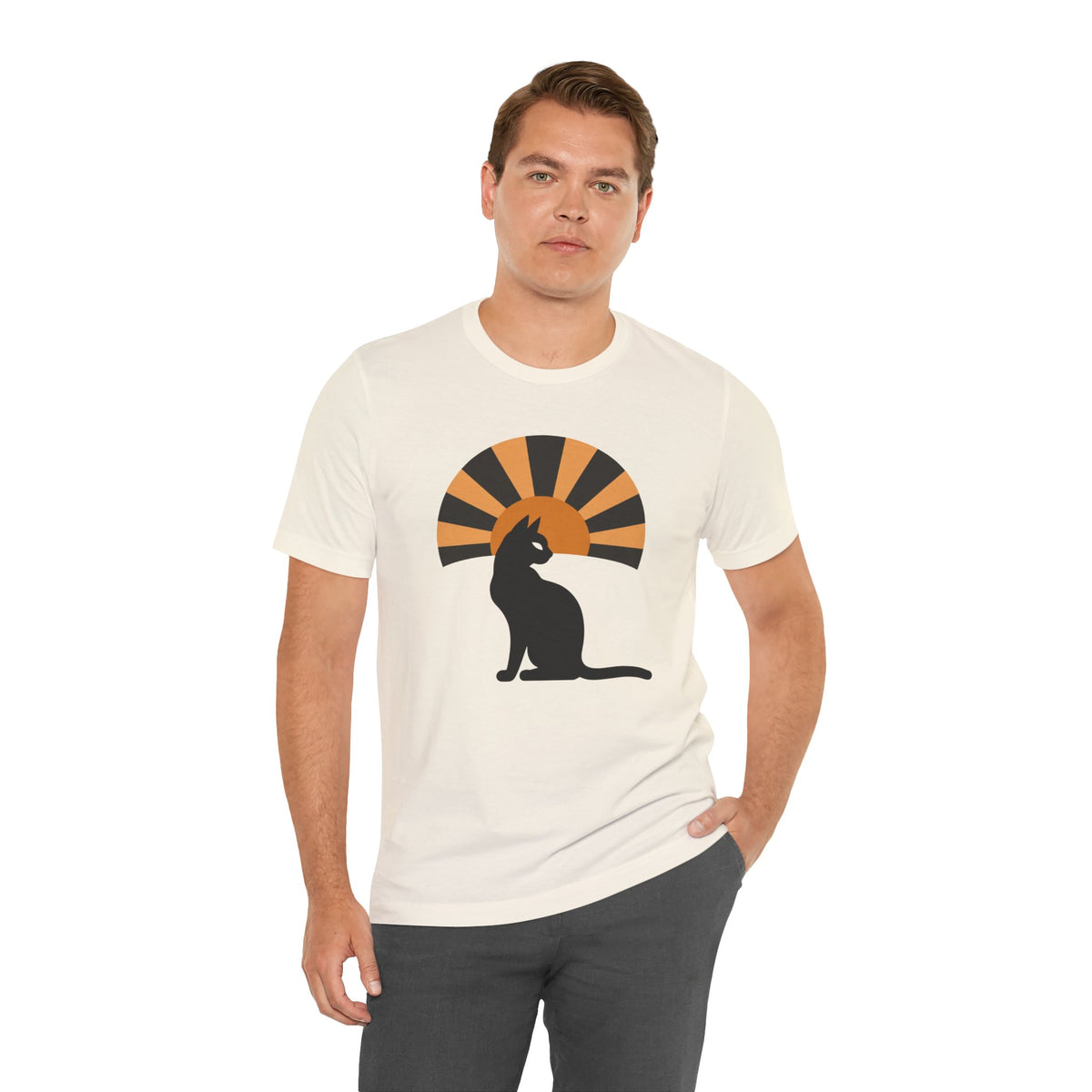 Black Cat Sunburst unisex t-shirt, photo 22
