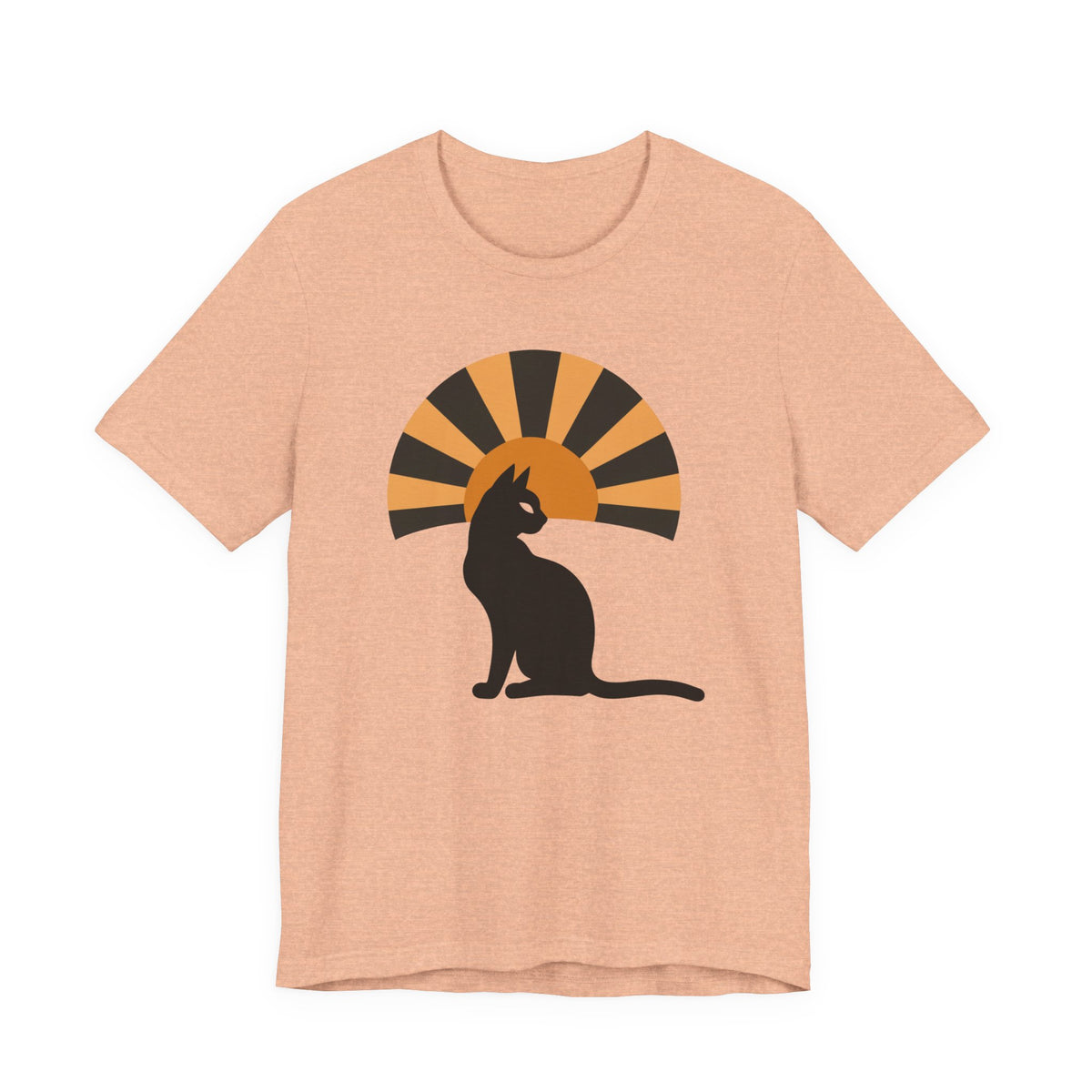 Black Cat Sunburst unisex t-shirt, photo 24