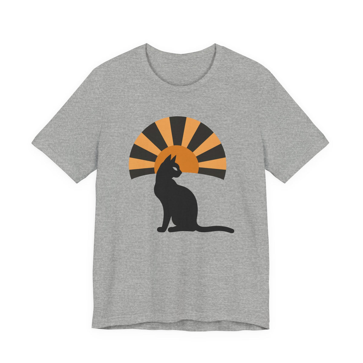 Black Cat Sunburst unisex t-shirt, photo 30