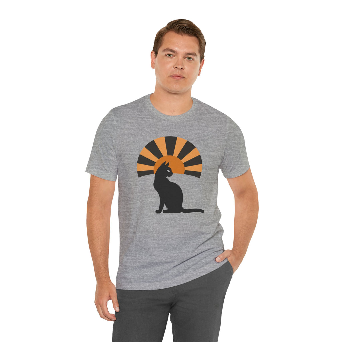 Black Cat Sunburst unisex t-shirt, photo 34