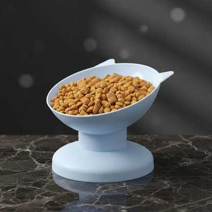tilted pet bowl 