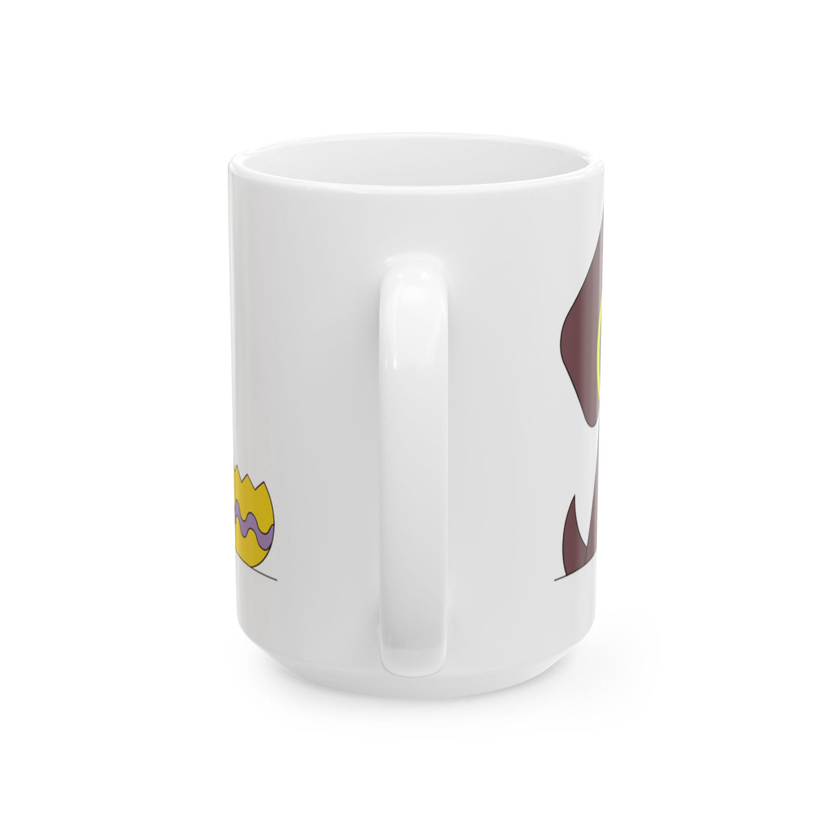 Labrador ceramic coffee mug, 11oz and 15oz bold cartoon style Lab gift - view 15