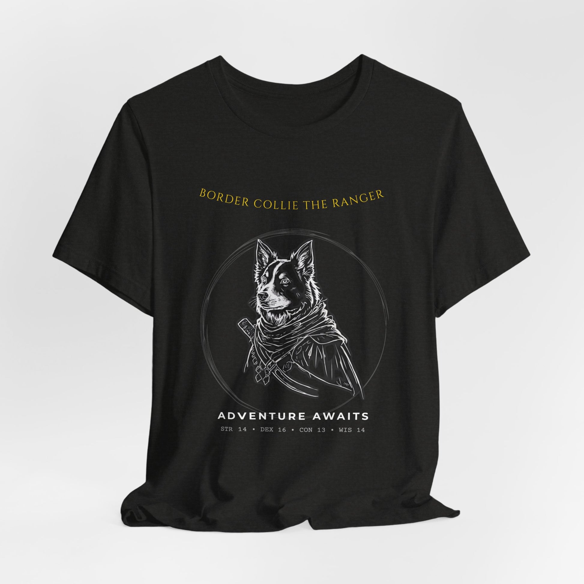 Border Collie The Ranger T-Shirt flat lay