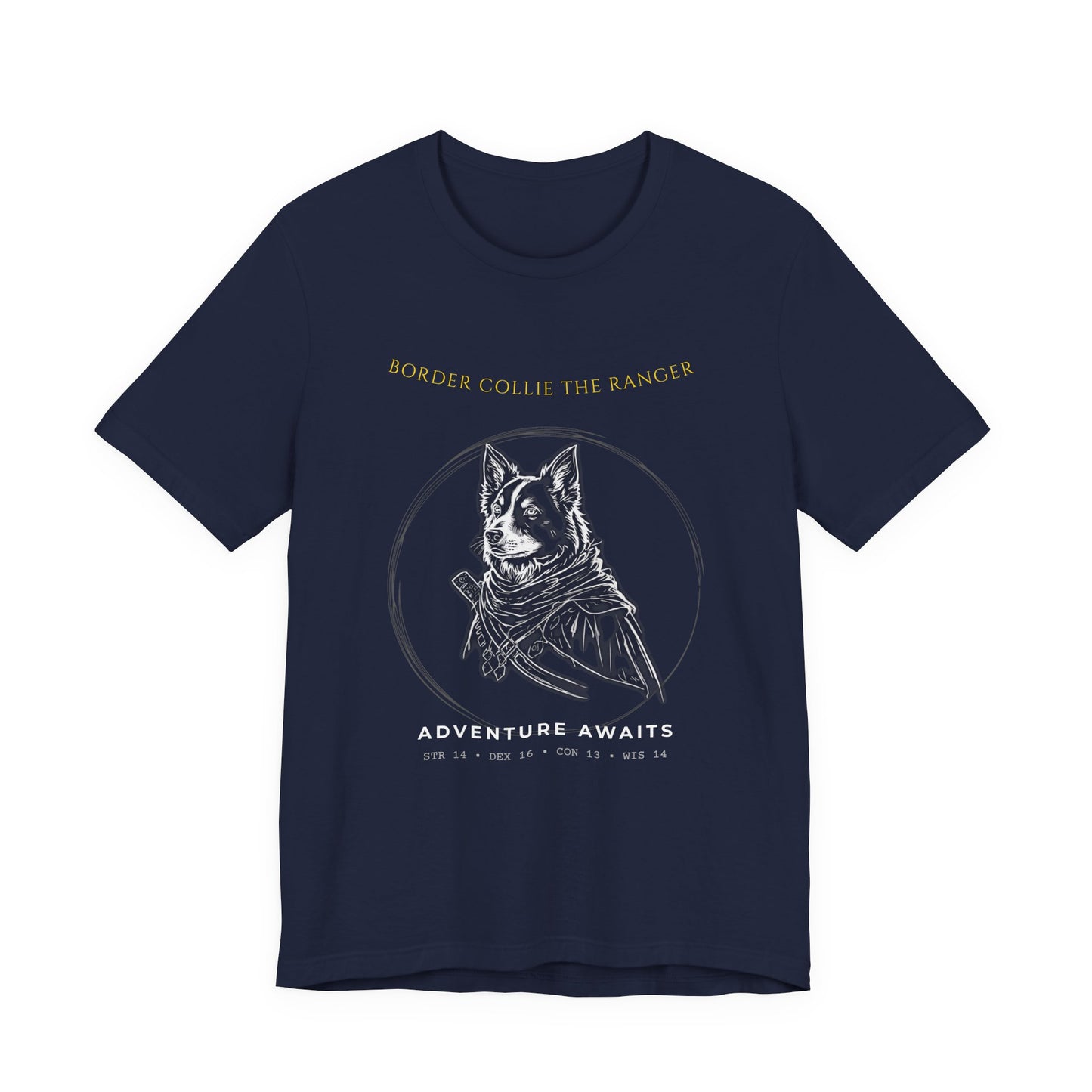 Border Collie The Ranger T-Shirt full design view