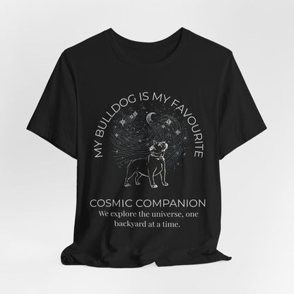 Bulldog Cosmic Companion T-Shirt fabric detail