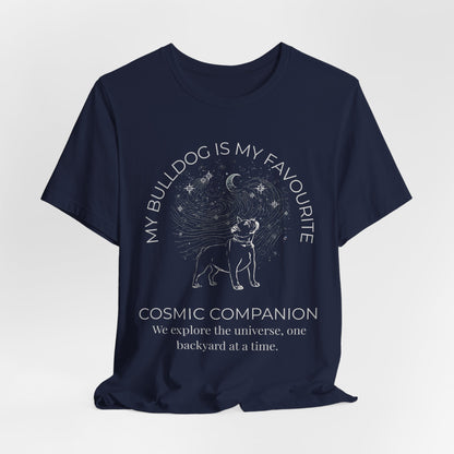 Bulldog Cosmic Companion T-Shirt unisex fit