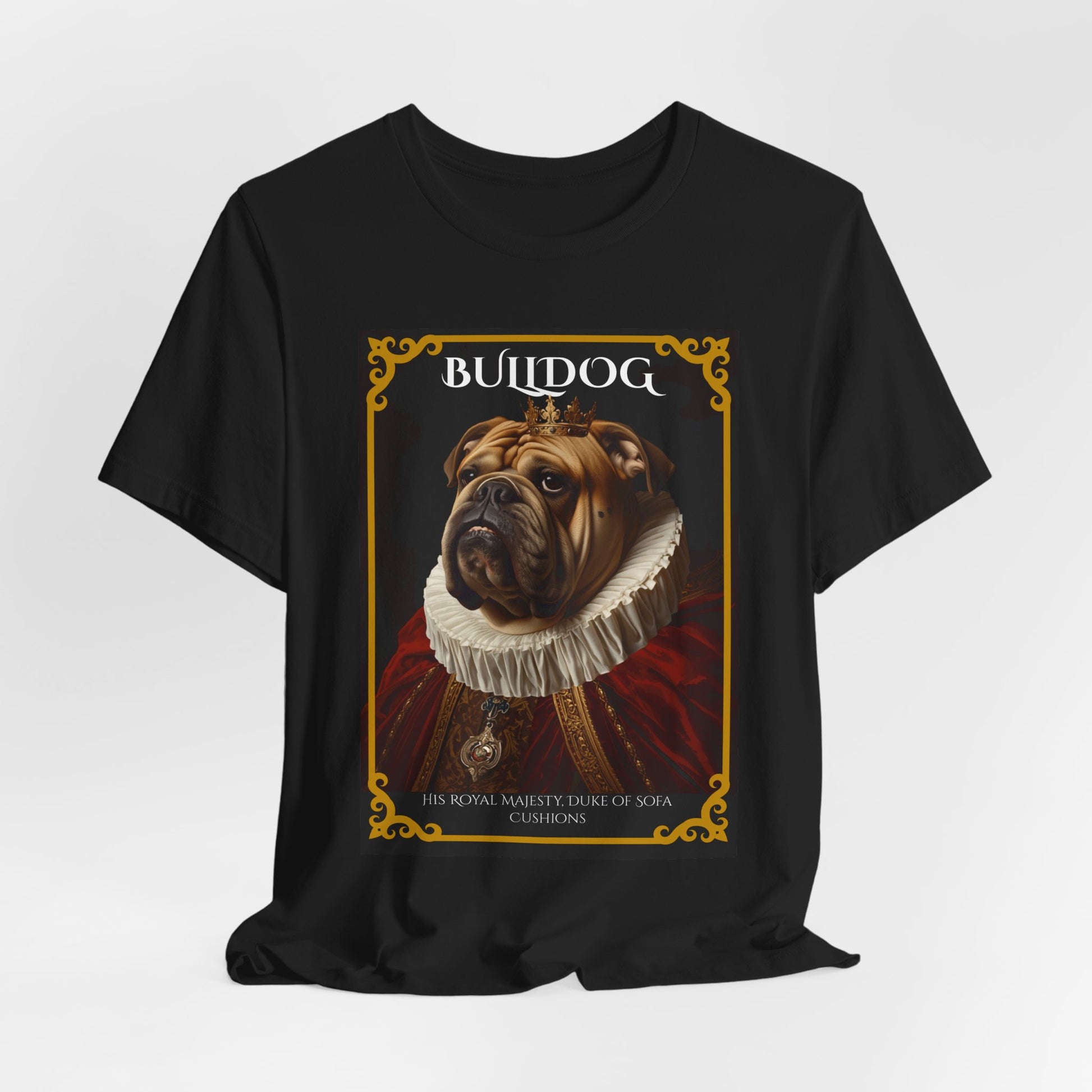 Bulldog Royal Portrait t-shirt folded flat