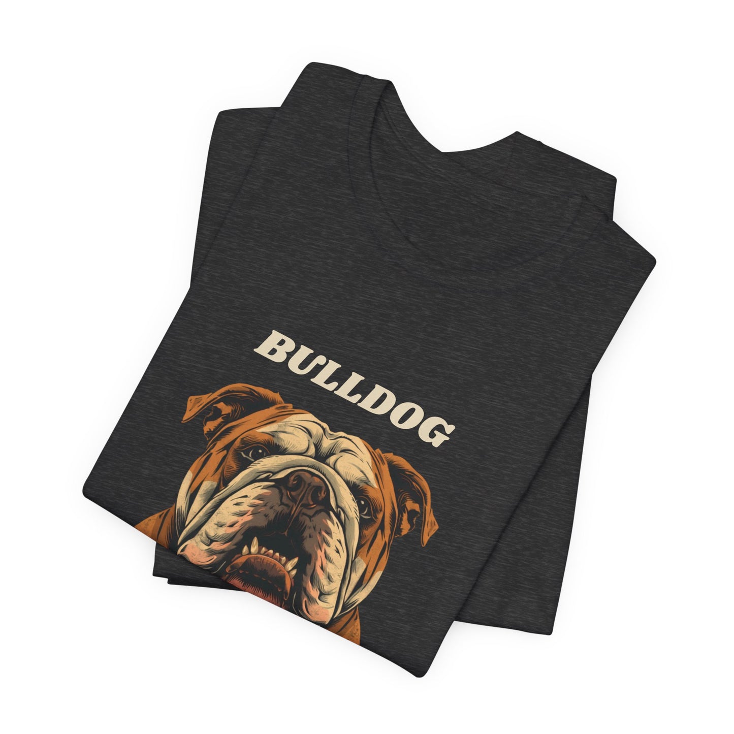Bulldog World Tour vintage band t-shirt close-up print
