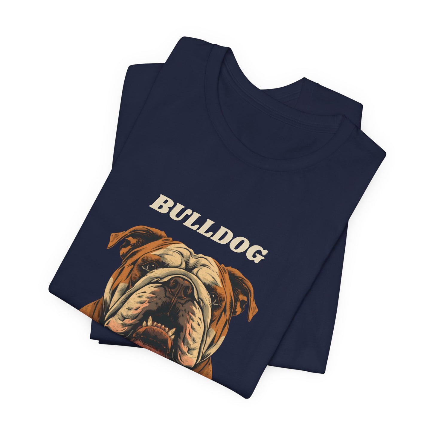 Bulldog World Tour vintage band t-shirt garment detail