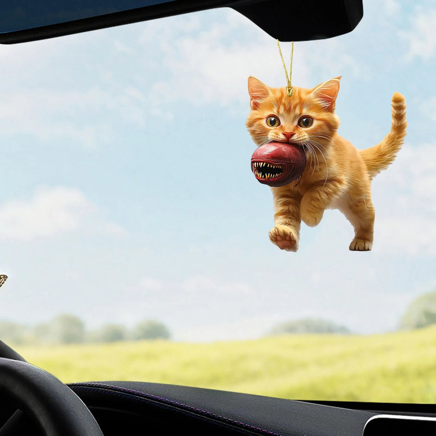 car cat pendants