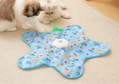cat enrichment toy designed to stimulate hunting instincts