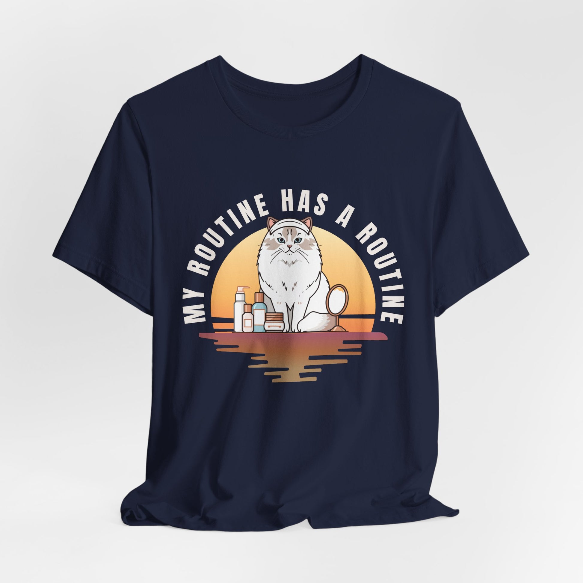 Cat Skincare t-shirt — model pose three