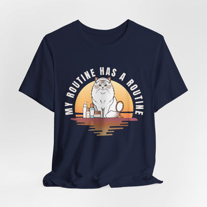 Cat Skincare t-shirt — model pose three
