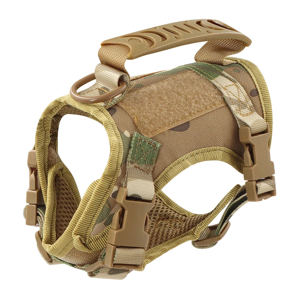 Camo tactical cat harness vest