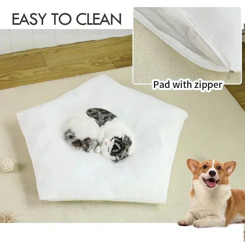 cat bed with zipper