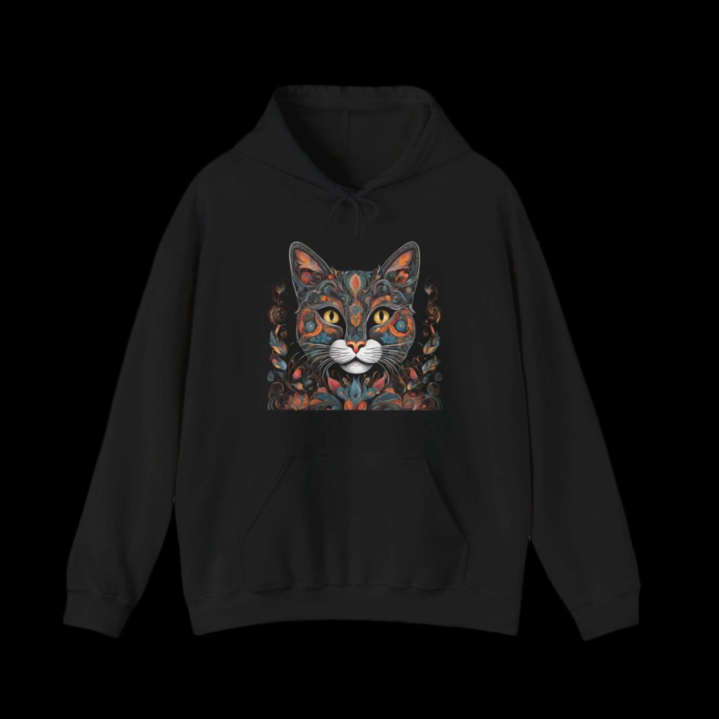 cat hoodie cat lovers clothes pussy clothes black