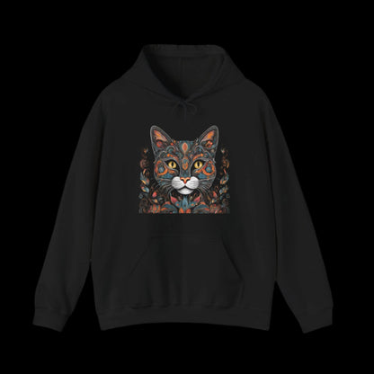 cat hoodie cat lovers clothes pussy clothes black