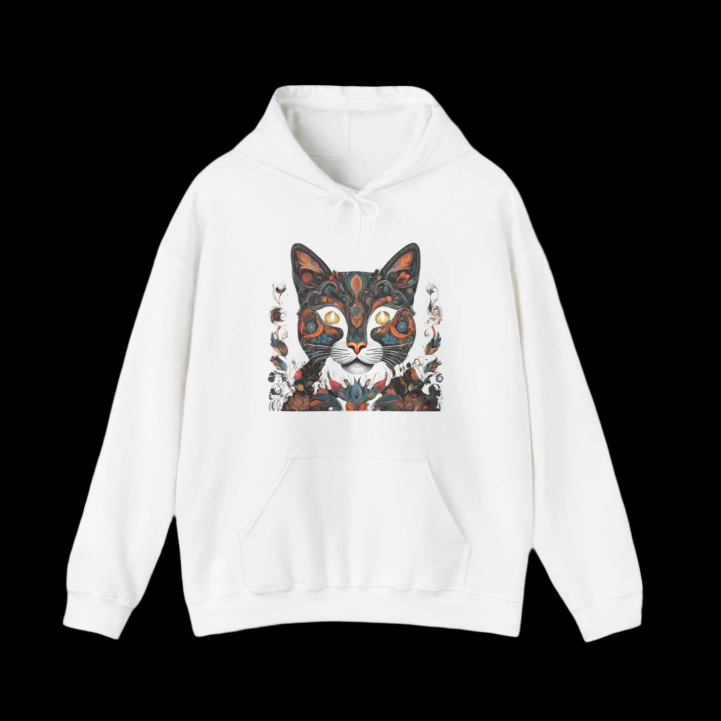 cat hoodie cat lovers clothes pussy clothes white