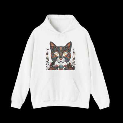 cat hoodie cat lovers clothes pussy clothes white