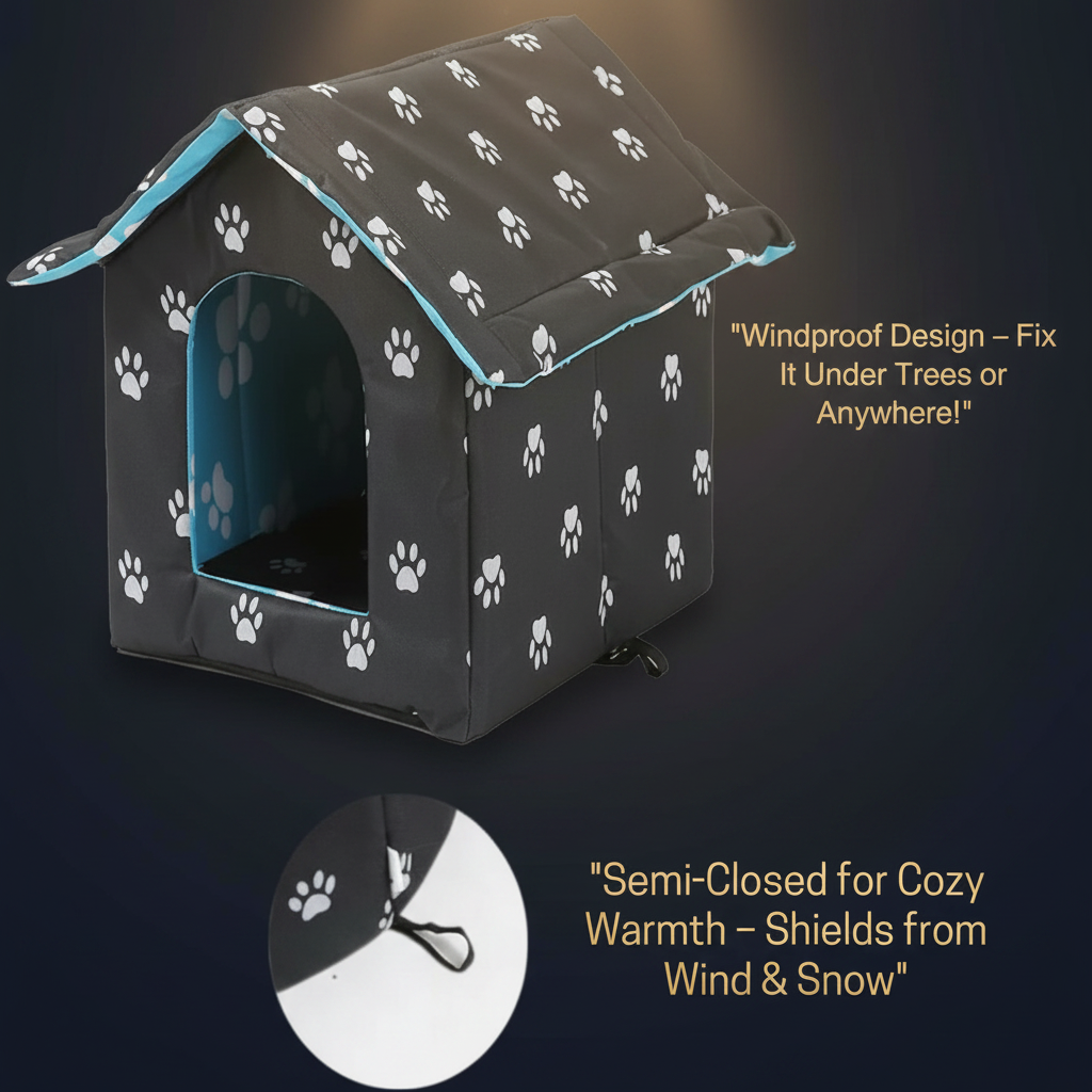 windproof cat house waterproof