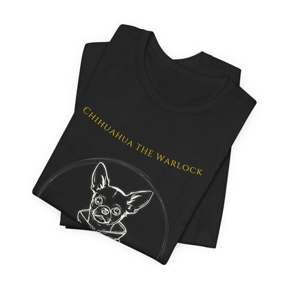 Chihuahua The Warlock T-Shirt fabric detail