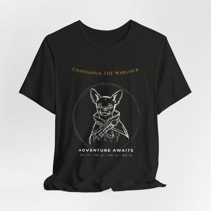 Chihuahua The Warlock T-Shirt flat lay