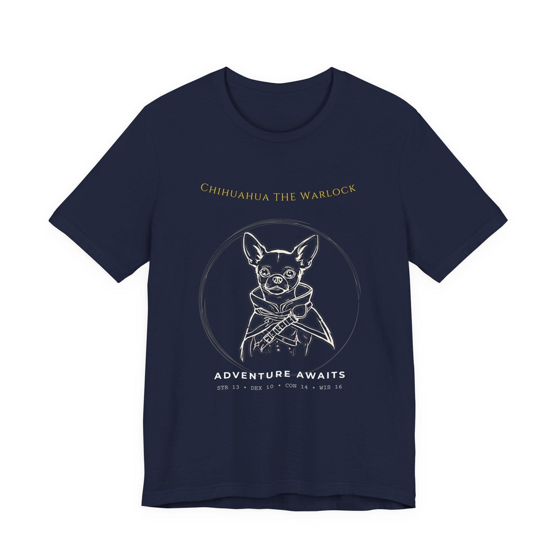 Chihuahua The Warlock T-Shirt full design view