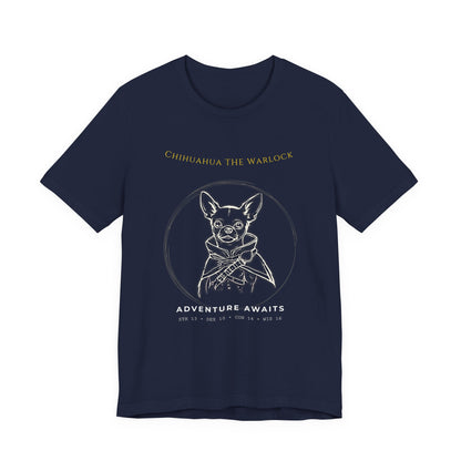 Chihuahua The Warlock T-Shirt full design view
