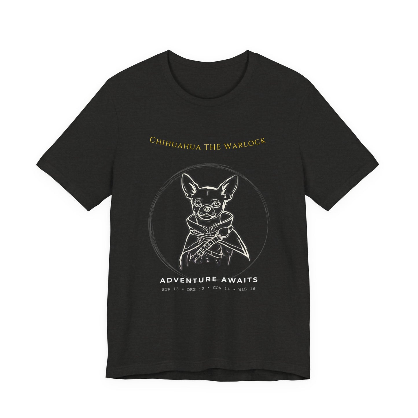 Chihuahua The Warlock T-Shirt navy colourway