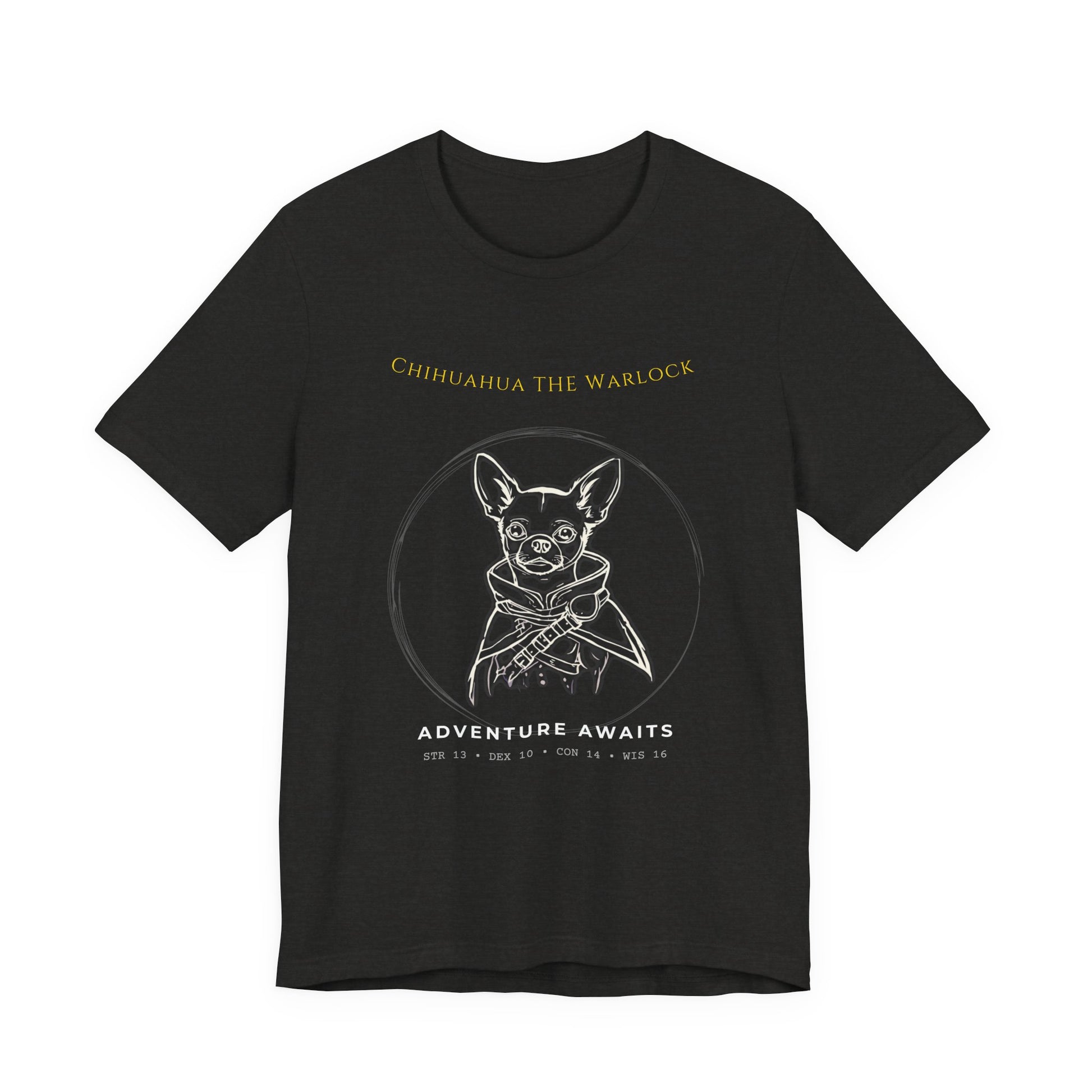 Chihuahua The Warlock T-Shirt navy colourway