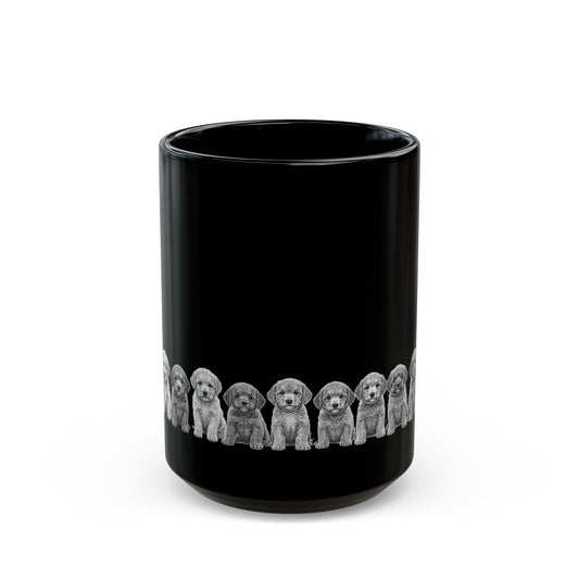 Cockapoo coffee mug front view