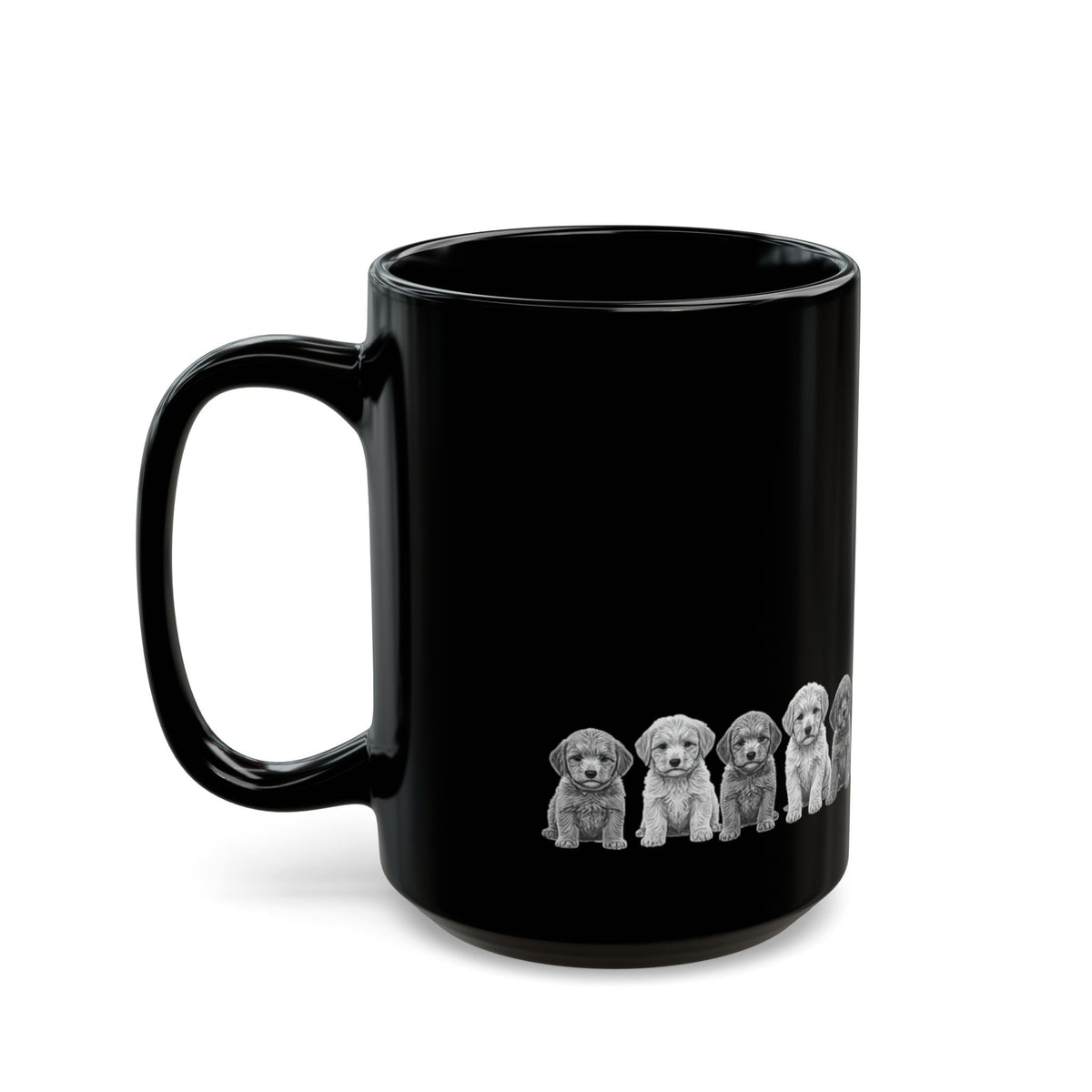 Cockapoo mug detail view