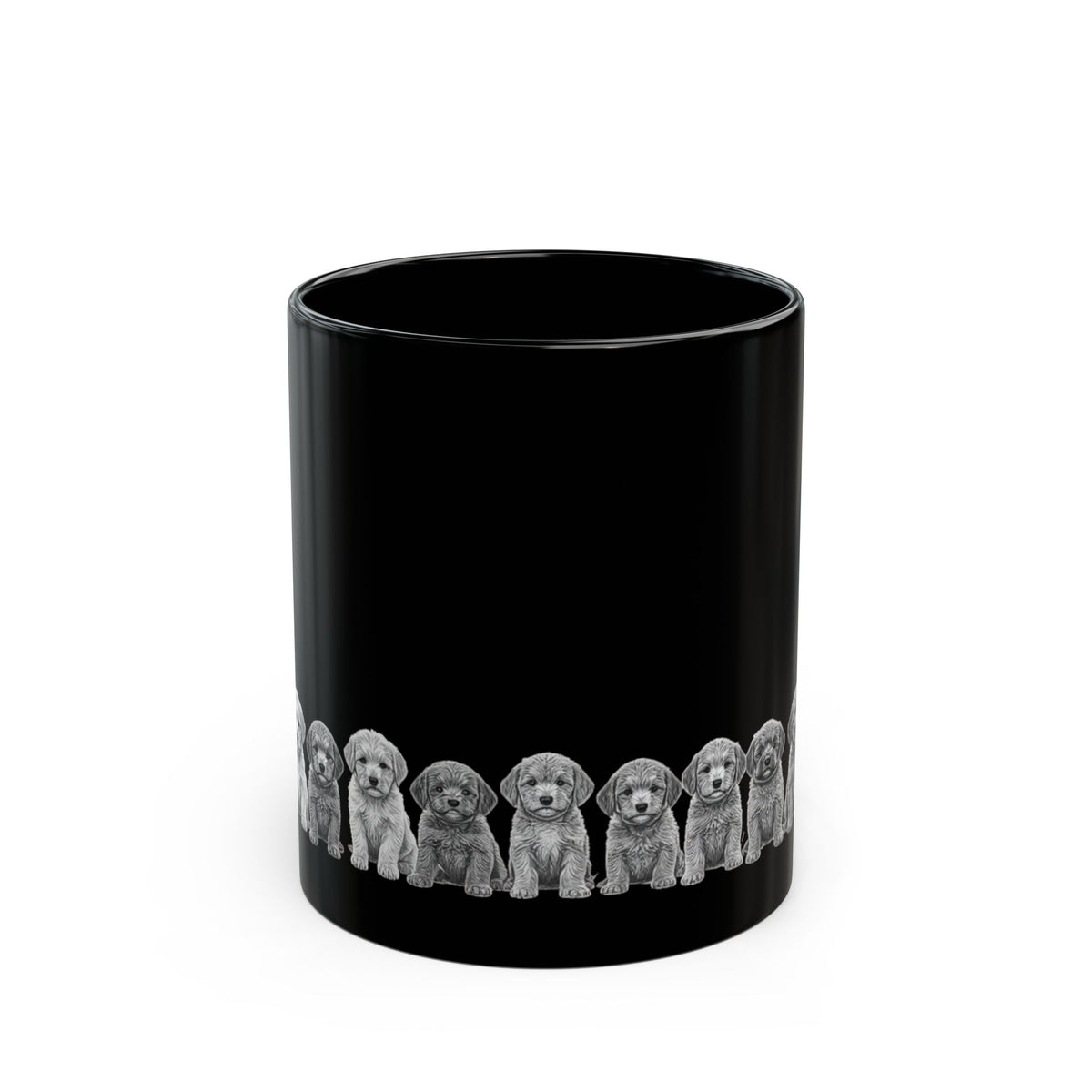 Cockapoo mug shown in hand