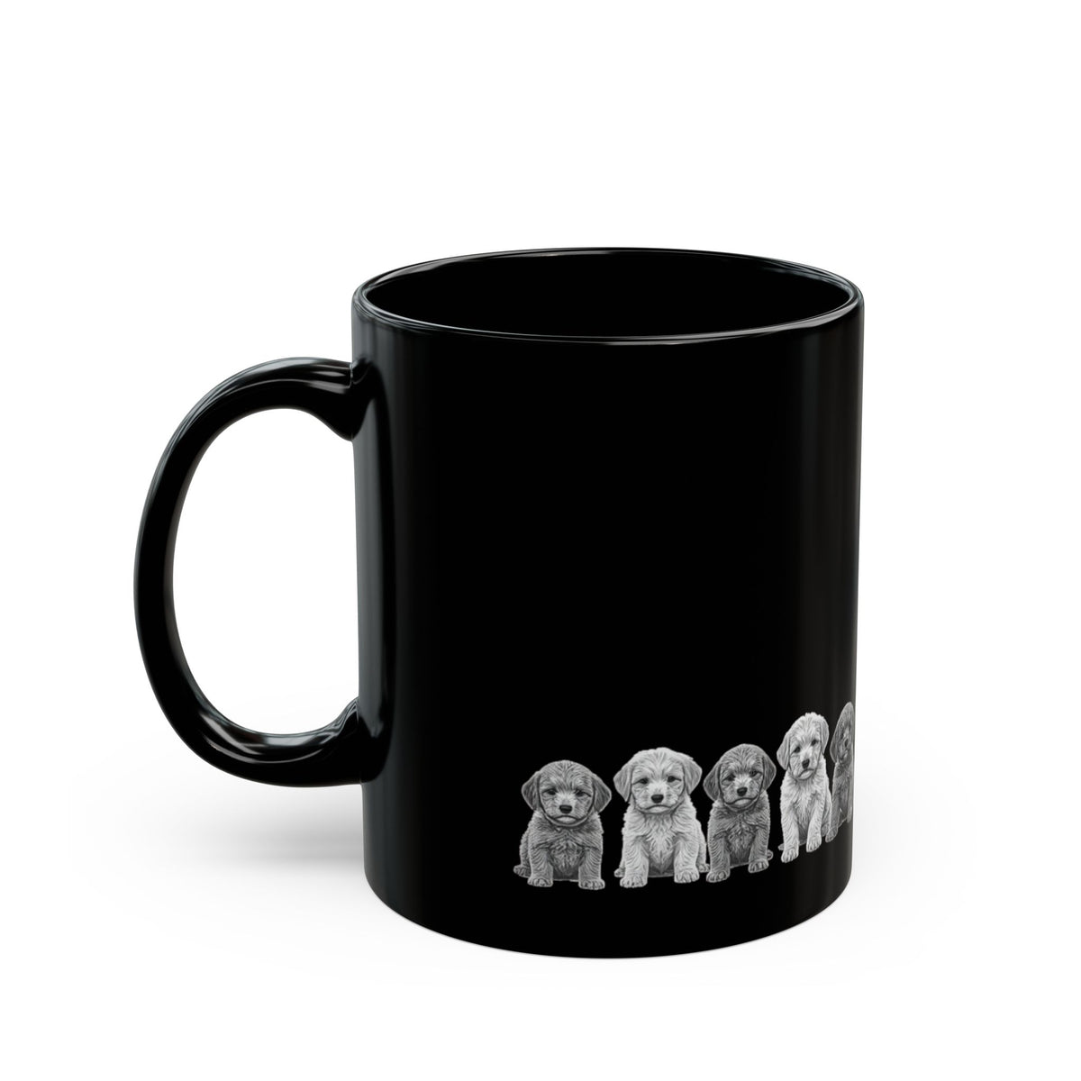 Cockapoo mug side view with handle