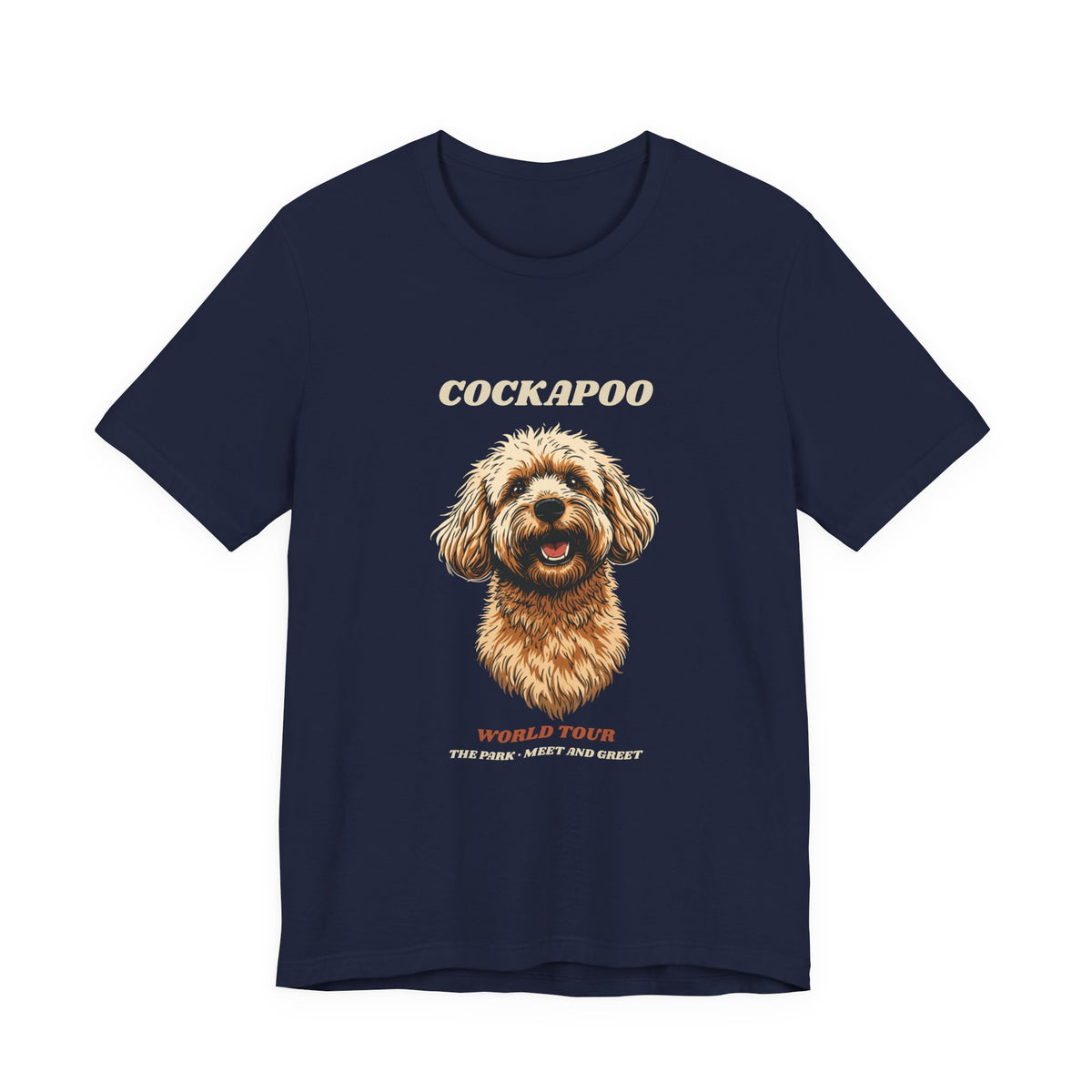 Cockapoo World Tour vintage band t-shirt on model outdoors