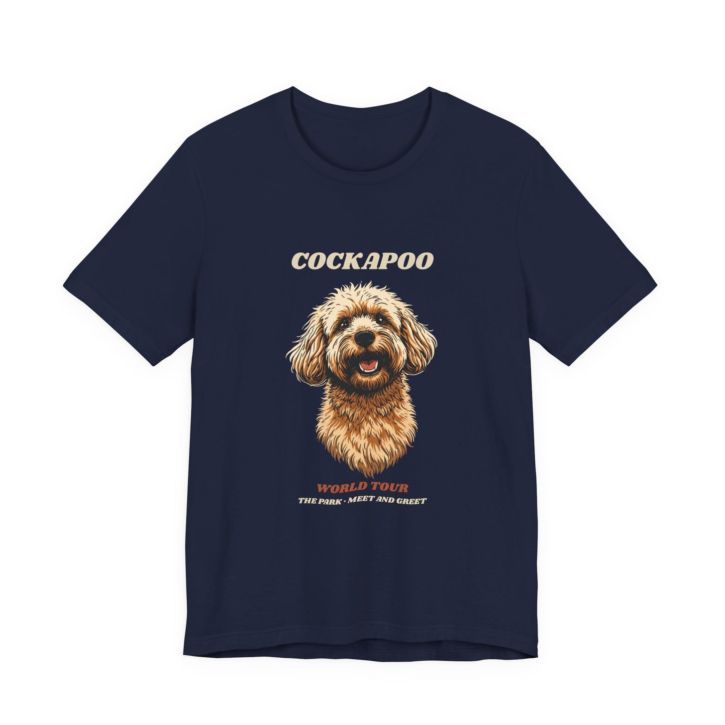 Cockapoo World Tour vintage band t-shirt on model outdoors