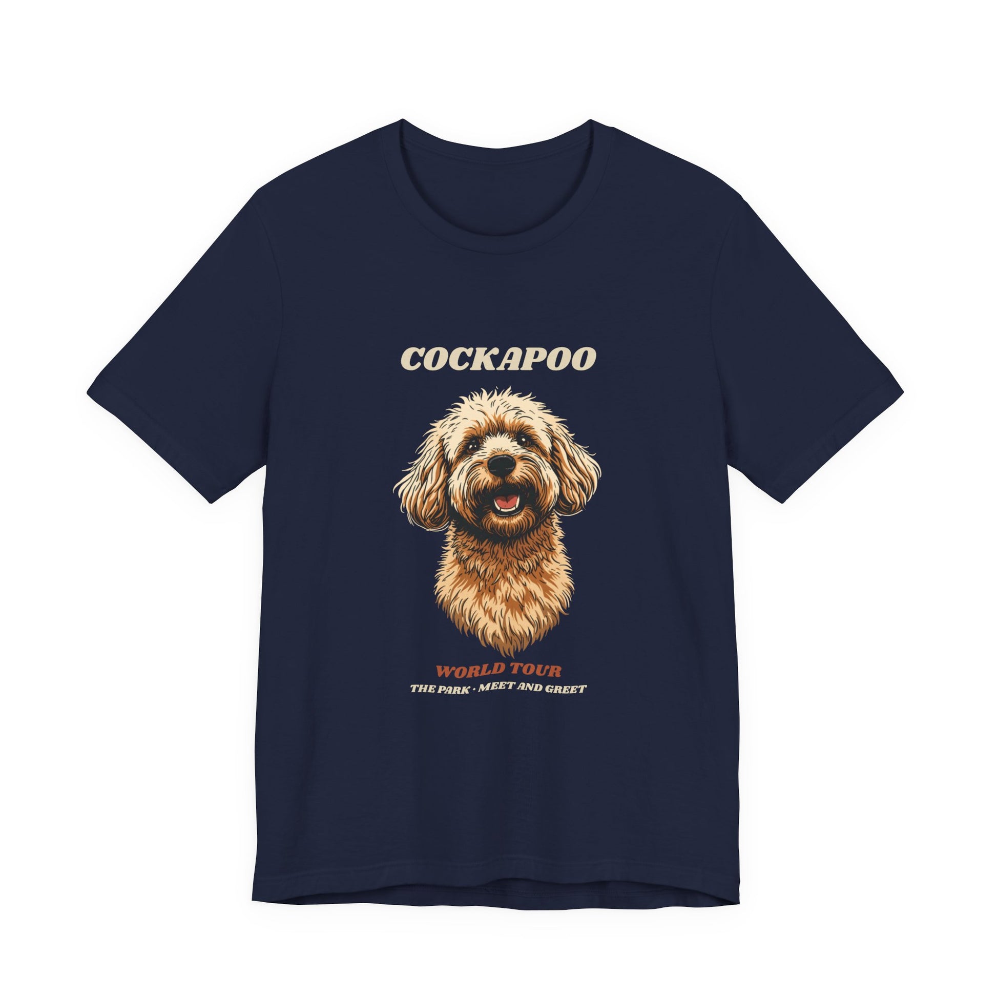 Cockapoo World Tour vintage band t-shirt on model outdoors