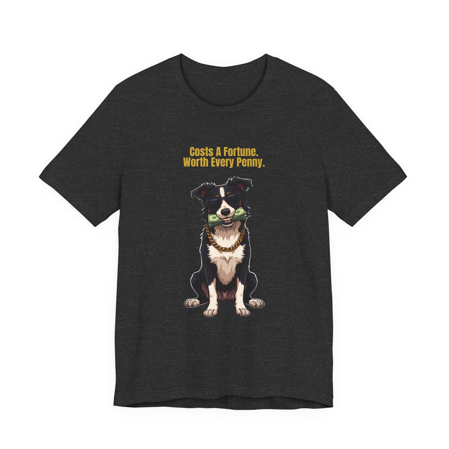 Costs A Fortune Border Collie t-shirt - unisex fit