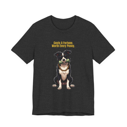 Costs A Fortune Border Collie t-shirt - unisex fit
