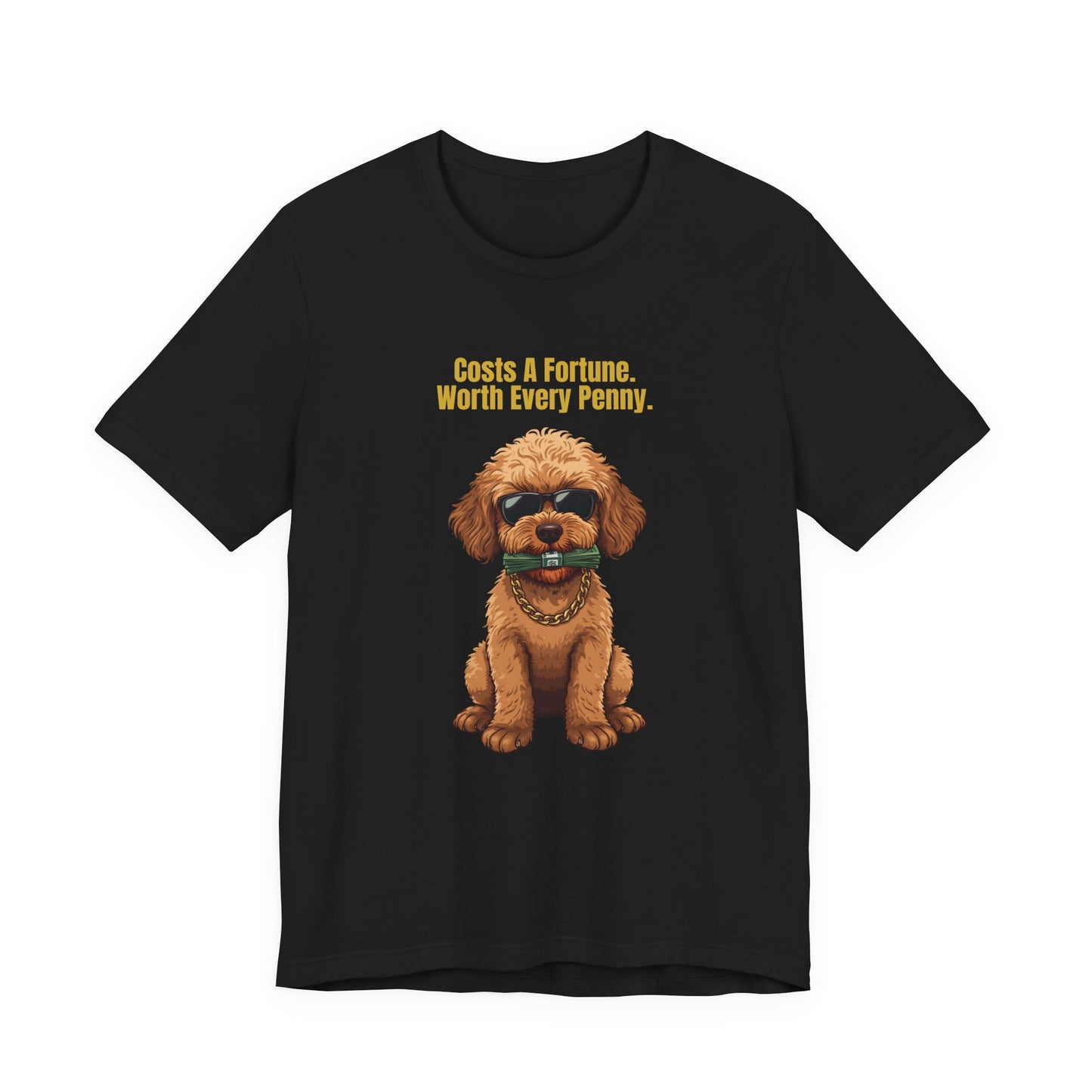 Costs A Fortune Cockapoo t-shirt - navy colourway