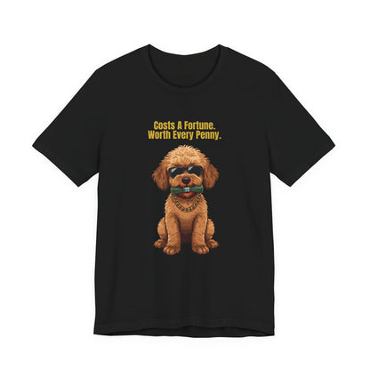 Costs A Fortune Cockapoo t-shirt - navy colourway