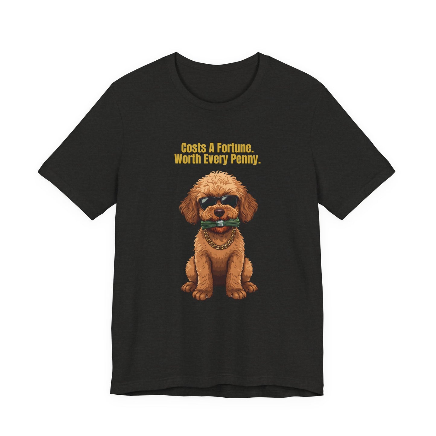 Costs A Fortune Cockapoo t-shirt - full design view