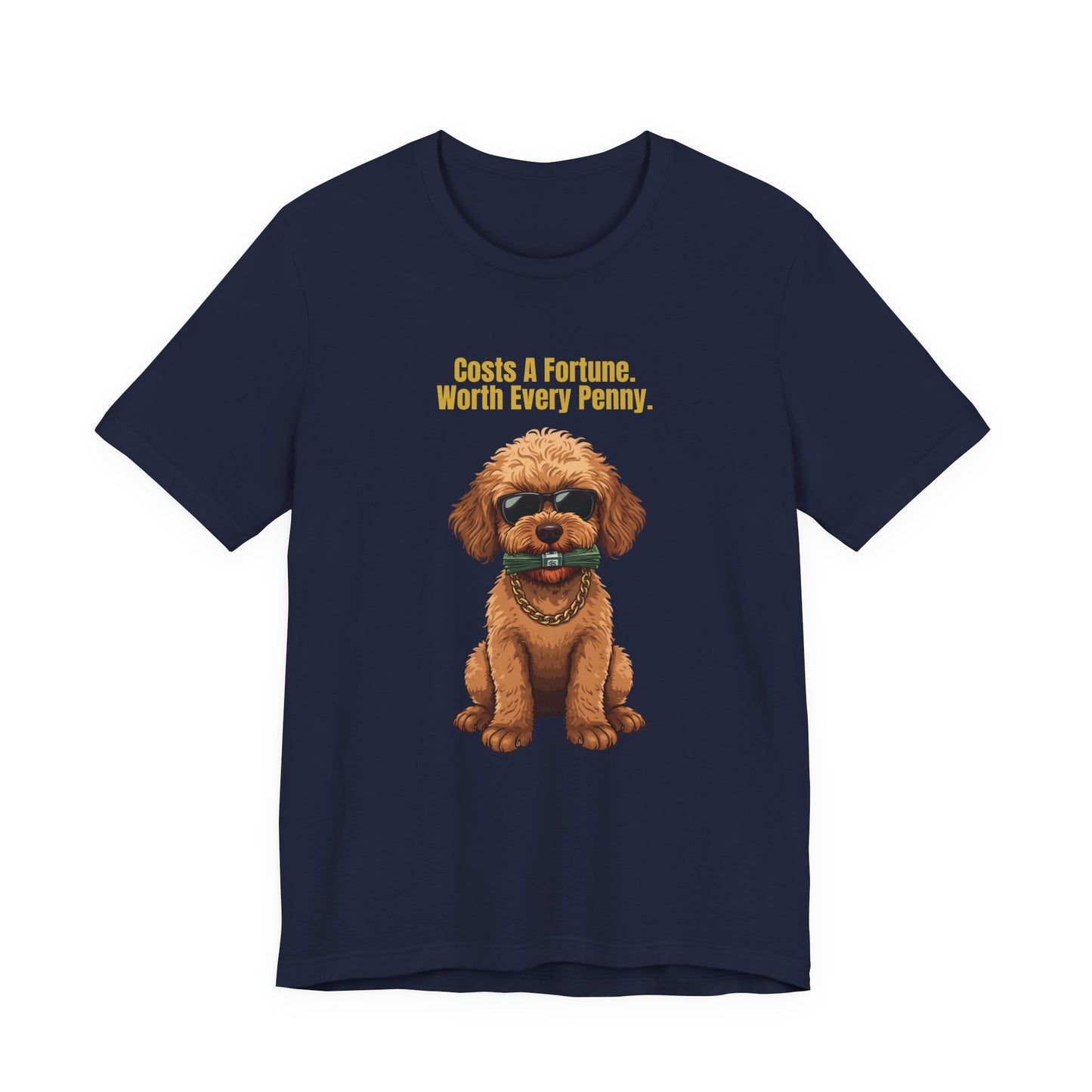 Costs A Fortune Cockapoo t-shirt - final product photo
