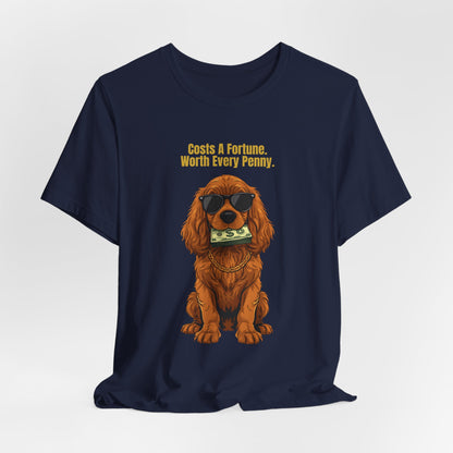 Costs A Fortune Cocker Spaniel T-Shirt, gift for dog mum