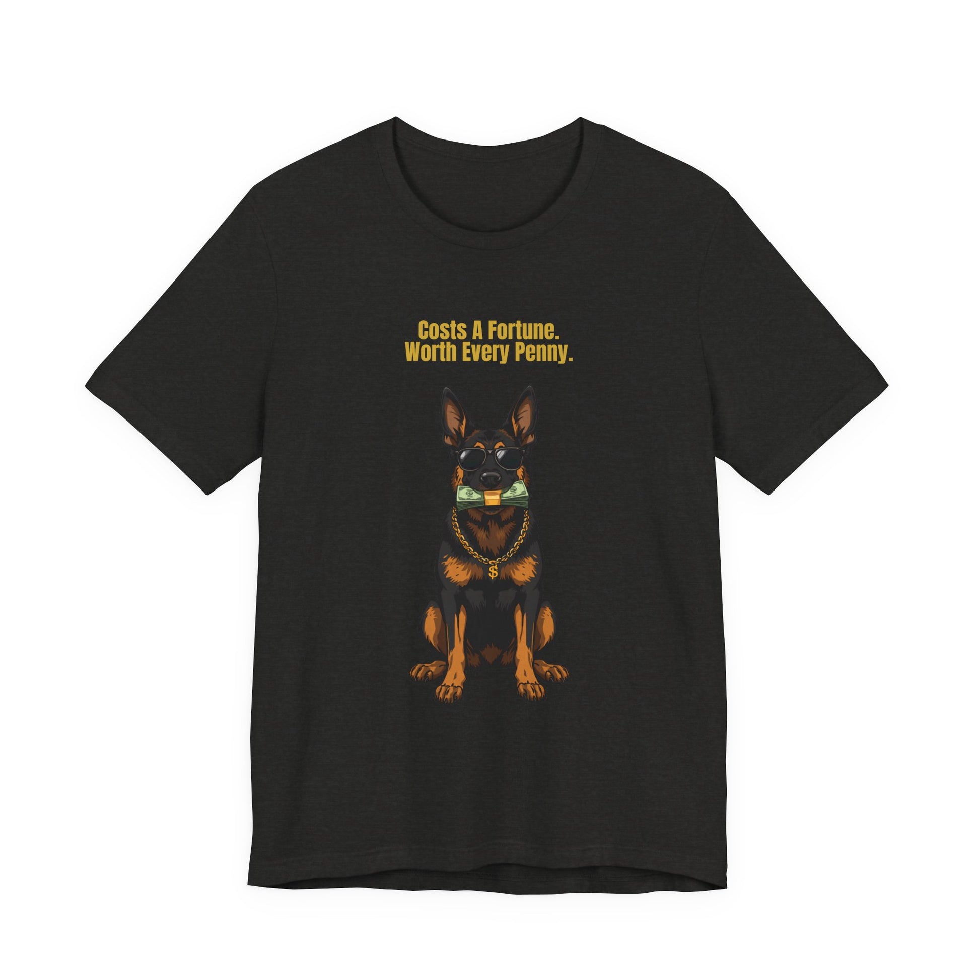 Costs A Fortune German Shepherd t-shirt - full design view