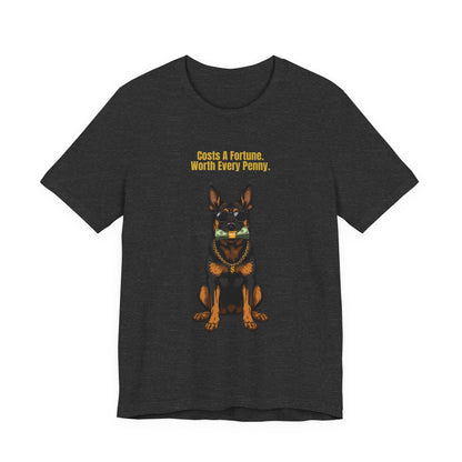 Costs A Fortune German Shepherd t-shirt - unisex fit