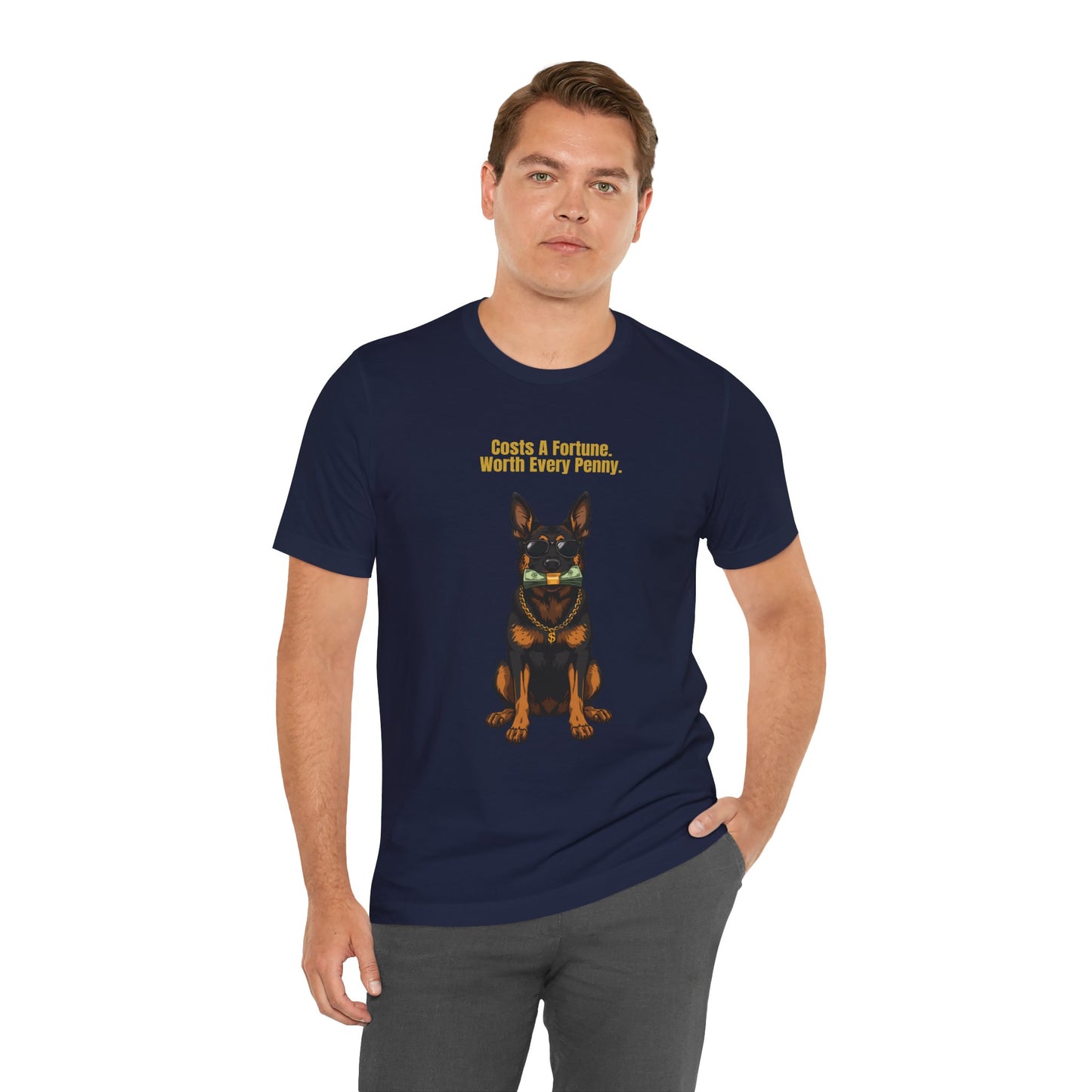 Costs A Fortune German Shepherd t-shirt - gift for dog dad or dog mum