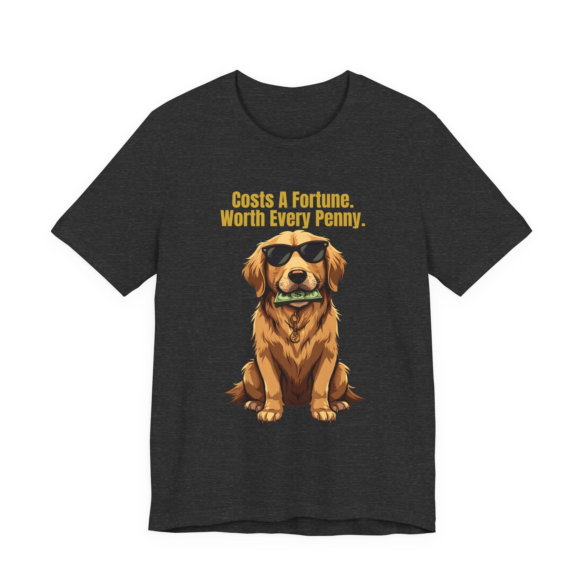 Costs A Fortune Golden Retriever t-shirt - unisex fit